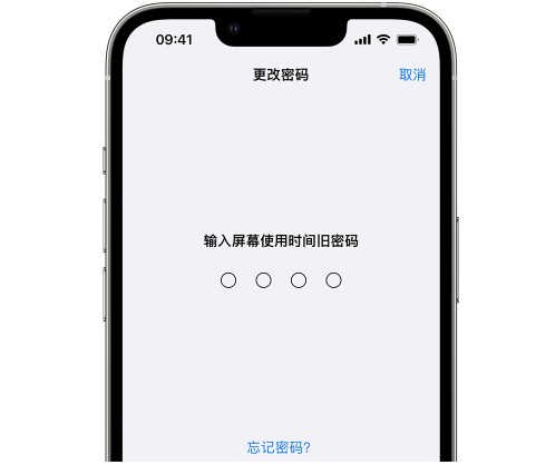 龙楼镇iPhone屏幕维修分享iPhone屏幕使用时间密码忘记了怎么办 