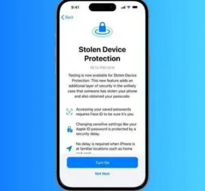 龙楼镇苹果授权维修店分享被盗设备保护功能开启方法 