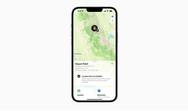 龙楼镇苹果14维修分享iPhone14系列中 FindMy功能通过卫星分享位置方法教程 