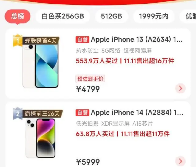 龙楼镇苹果14维修分享iPhone14配置不如同价位的安卓还能大卖 