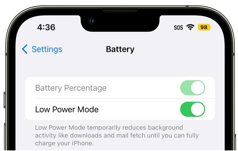 龙楼镇苹果手机维修分享iOS 16 Beta 6电池百分比显示和Beta 5有什么不同 