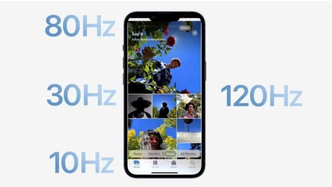 龙楼镇苹果14维修分享iPhone 14有高刷吗 