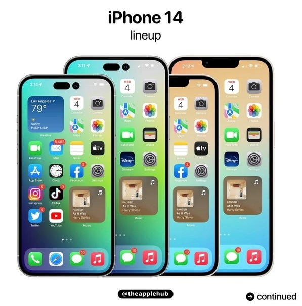 龙楼镇苹果14维修分享iPhone 14全家福 