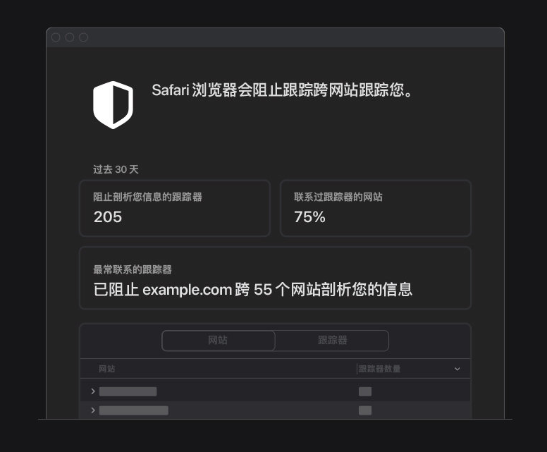 龙楼镇苹果手机维修分享如何在 Safari 浏览器中查看和打开隐私报告 